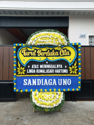 Papan Bunga Duka di Takisung